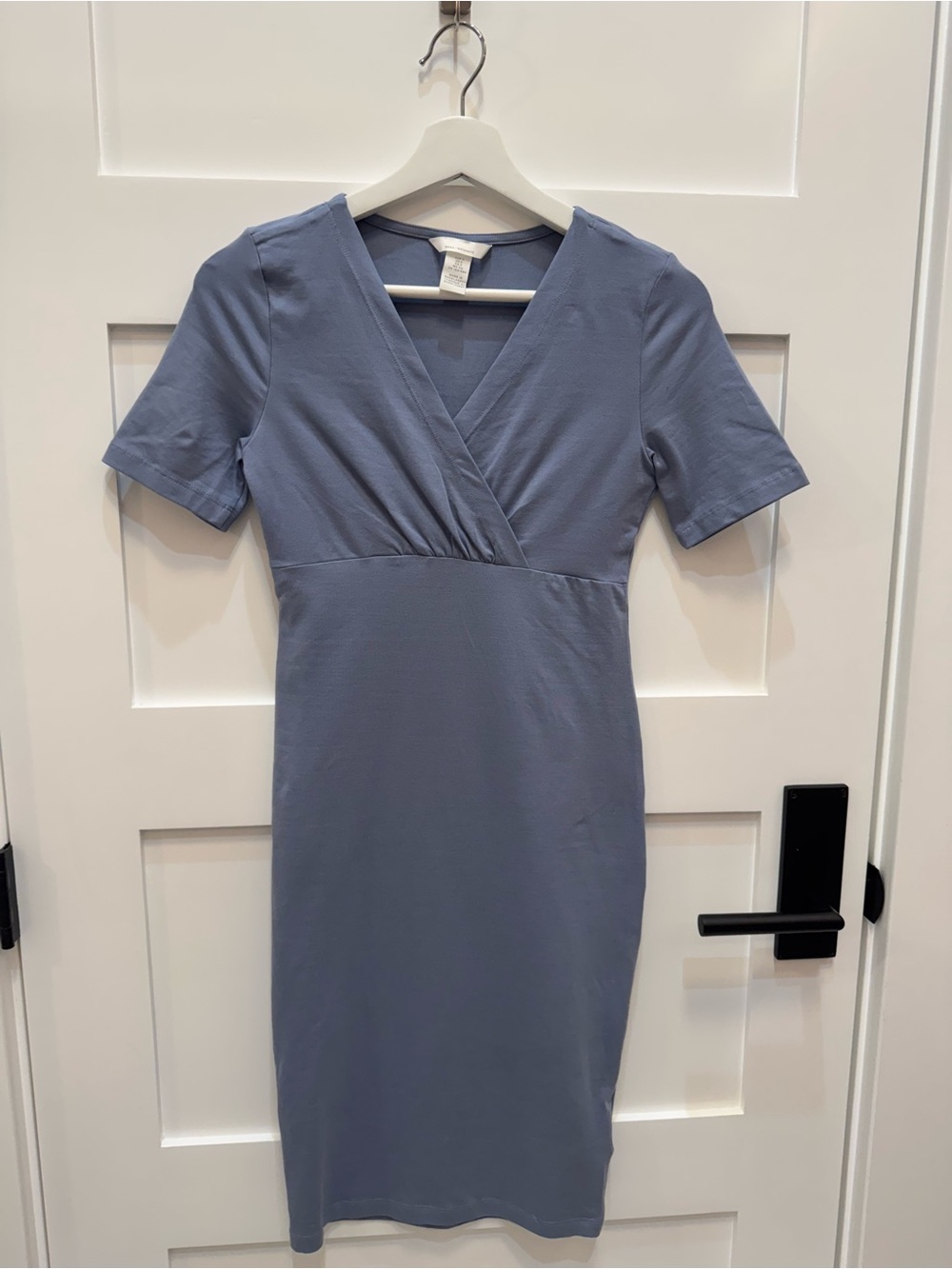 H&M maternity Elegant Slate Midi Dress
